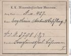 Etiketten zu Erythrin (Kobaltbeschlag) (NHMW-MIN-Aa427)